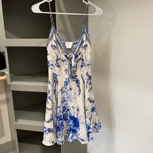 Camilla Saint Germaine blue & white dress size S